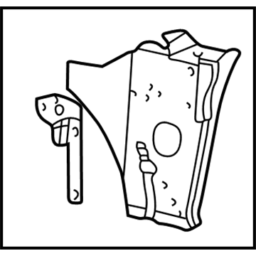 4696347AH Mopar Cowl Side Panel Illustration 1 of 1