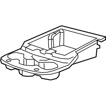 68206368AA Mopar Storage Bin Lid Illustration 1 of 1