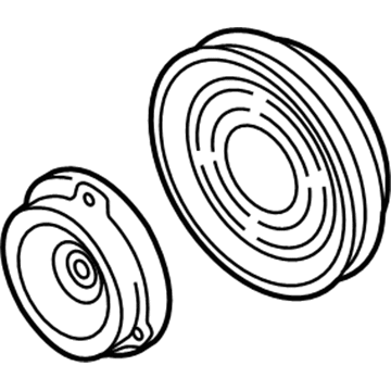 68091788AA Mopar Air Conditioning Compressor Pulley Kit Illustration 1 of 1