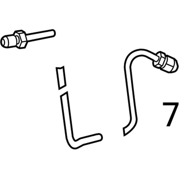 68204421AC Mopar Brake Tube Illustration 1 of 1