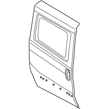 68461163AA Mopar Sliding Door OTR Rt Illustration 1 of 1