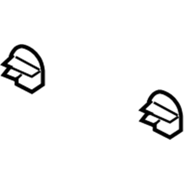 6508009AA Mopar Nut-Push-On Spring, 3 Illustration 1 of 1