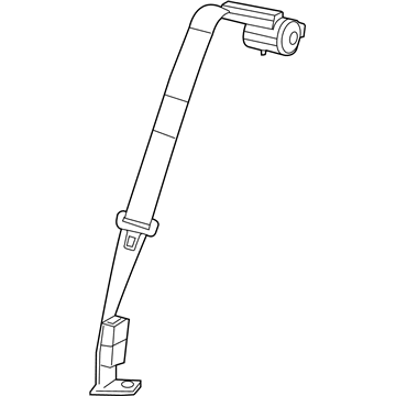 Chrysler Seat Belt - 6KE141X9AC