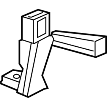 1HZ141L1AD Mopar Seat Belt Buckle Assembly Illustration 1 of 1