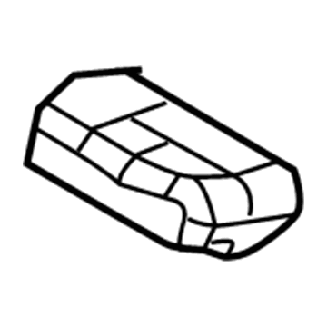 Mopar 68041763AA Front Seat Cushion Pad 68041763AA Mopar Front Seat Cushion Pad Illustration 1 of 1