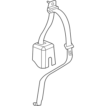 2017 Jeep Wrangler Seat Belt - 1RN02DX9AC