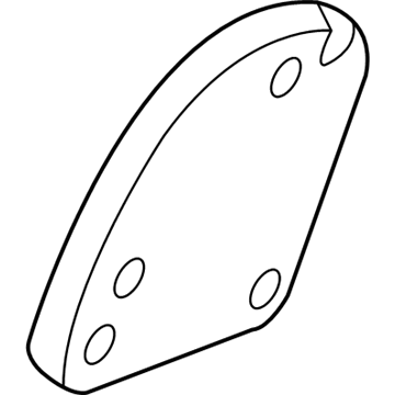 Mopar 55136274AB Seal-Mirror 55136274AB Mopar Seal-Mirror Illustration 1 of 1