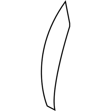 68102056AA Mopar Front Seat Back Pad Illustration 1 of 1