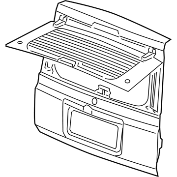 55369000AE Mopar Liftgate Liftgate Illustration 1 of 1