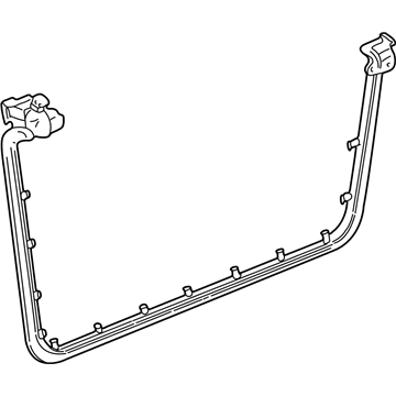 55176618AB Mopar Front Door Weatherstrip Illustration 1 of 1