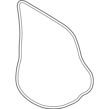 68420119AA Mopar WEATHERST-Rear Door Mounted Illustration 1 of 1