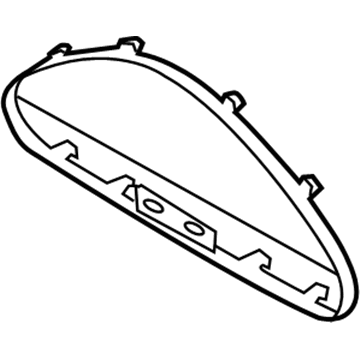Mopar 5103657AA Lens-Cluster 5103657AA Mopar Lens-Cluster Illustration 1 of 1