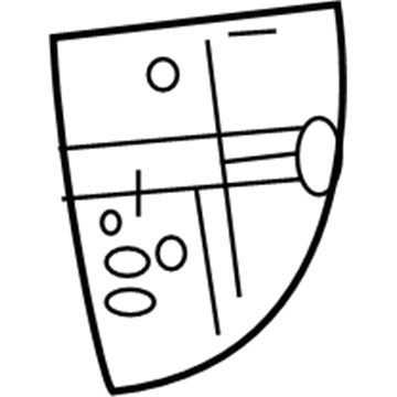 Mopar 6XU42DX9AA Paddle Switch Cover Bezel 6XU42DX9AA Mopar Paddle Switch Cover Bezel Illustration 1 of 1