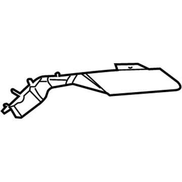 4806231AD Mopar Fascia Support Bracket Illustration 1 of 1