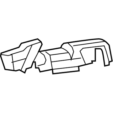 1GA121DVAB Mopar Steering Column Shroud Illustration 1 of 1