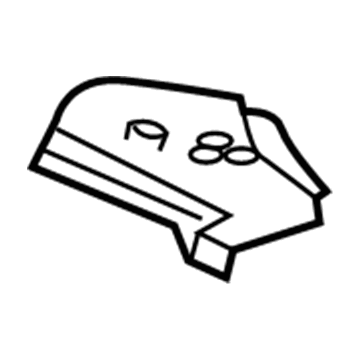 Mopar 5104269AA Cover-Speaker Opening 5104269AA Mopar Cover-Speaker Opening Illustration 1 of 1