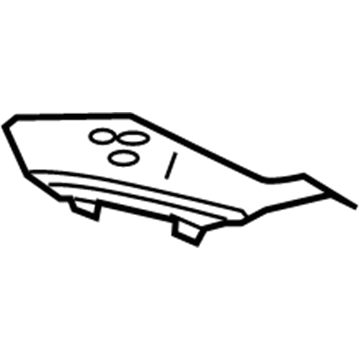 5104270AA Mopar Cover-Speaker Opening Illustration 1 of 1