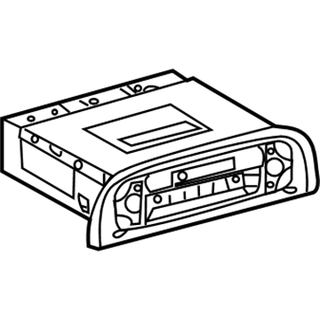 5139880AA Mopar Radio Illustration 1 of 1