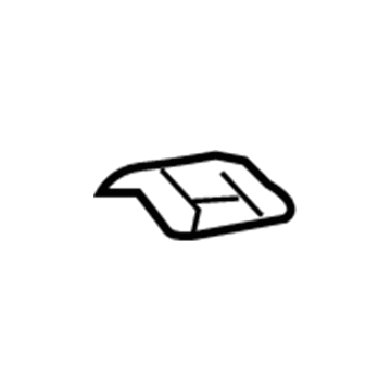 Mopar 5124612AA Spring Clip 5124612AA Mopar Spring Clip Illustration 1 of 1