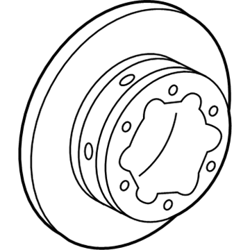 Dodge Sprinter 2500 Brake Disc - 5104562AA