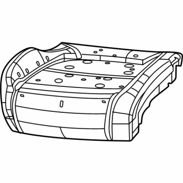 Dodge Charger Daytona Seat Cushion - 68571889AD