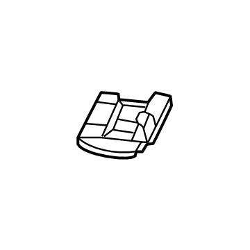 7KV17TX7AA Mopar Seat Track Cover Illustration 1 of 1
