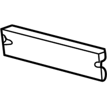 5GE41XDVAD Mopar Panel-Cargo Door Header Trim Illustration 1 of 1