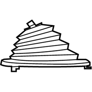 52060069AC Mopar Gear Shift Lever Boot Illustration 1 of 1