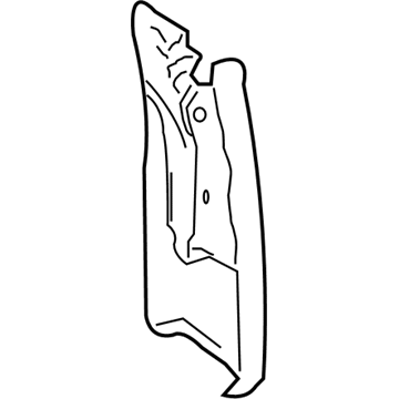 1HE91DX9AA Mopar Splash Guard Illustration 1 of 1