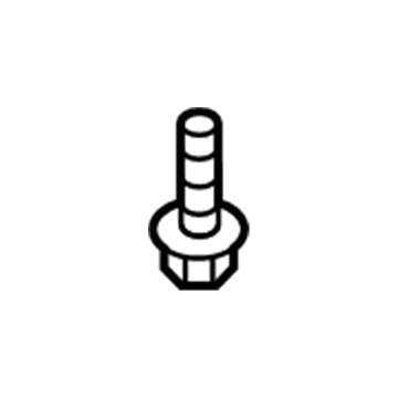 6508881AA Mopar Hexagon Flange Head Bolt Illustration 1 of 1