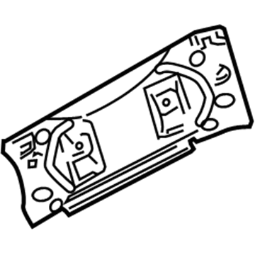 5140825AA Mopar STEERING COLUMN OPENING Illustration 1 of 1