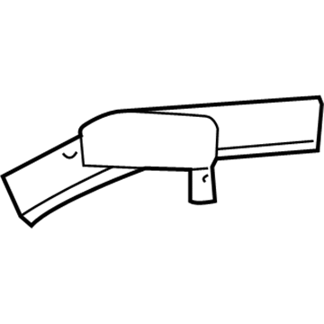 Mopar 4680573AC Side Curtain Air Bag 4680573AC Mopar Side Curtain Air Bag Illustration 1 of 1