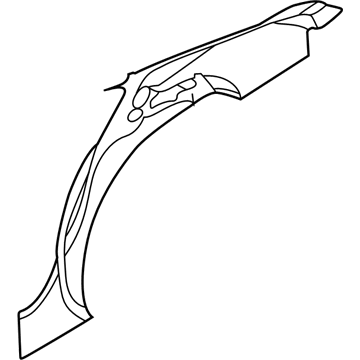 4575007AI Mopar Quarter Inner Panel Illustration 1 of 1