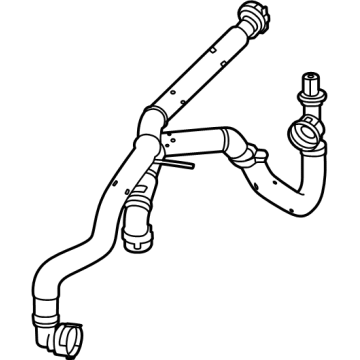 68501440AB Mopar HOSE-INTERERCOOLER INLET & OUTLE Illustration 1 of 1