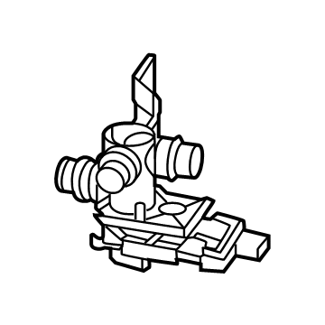 68448241AA Mopar COOLANT 3 WAY Illustration 1 of 1