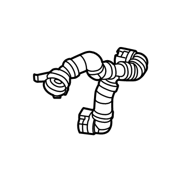 Mopar 68564591AA COOLANT BOTTLE RETURN 68564591AA Mopar COOLANT BOTTLE RETURN Illustration 1 of 1