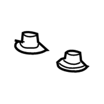 Mopar 5127802AA Radiator Isolator 5127802AA Mopar Radiator Isolator Illustration 1 of 1