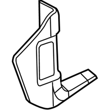 Mopar 5HM93XDBAE Cowl Side Trim Panel 5HM93XDBAE Mopar Cowl Side Trim Panel Illustration 1 of 1