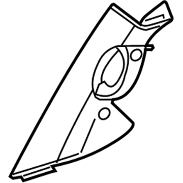 5JY54BDXAE Mopar A Pillar Panel Illustration 1 of 1