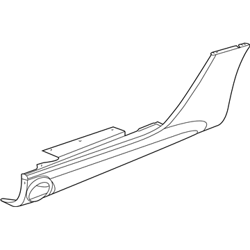 5086369AD Mopar Sill Panel Illustration 1 of 1