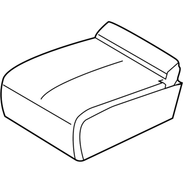 1QA03BD3AA Mopar Front Seat Cushion Cover Illustration 1 of 1