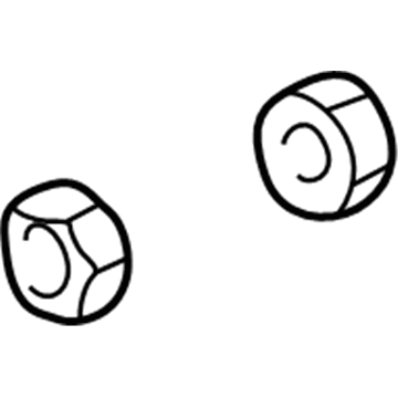 Mopar 2909259 Nut-Bearing Adjusting Nut 2909259 Mopar Nut-Bearing Adjusting Nut Illustration 1 of 1