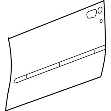 55360856AC Mopar Front Door Outer Door Illustration 1 of 1
