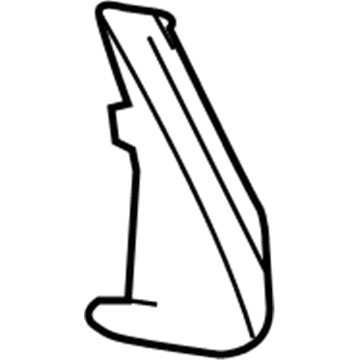 Mopar 68280947AA SPAT-Front Fender 68280947AA Mopar SPAT-Front Fender Illustration 1 of 1