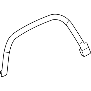 68210315AE Mopar Wheel Flare Molding Illustration 1 of 1