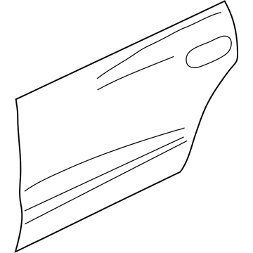 55256465 Mopar Outer Door Illustration 1 of 1