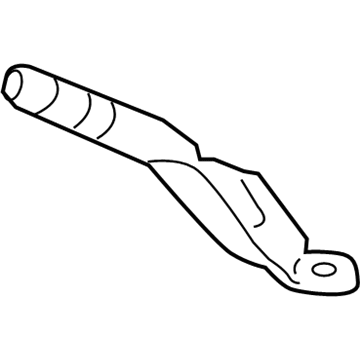 1XF121X9AA Mopar Center Seat Belt Buckle Assembly Illustration 1 of 1