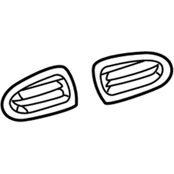 QT58DX9AC Mopar Air Outlet Illustration 1 of 1