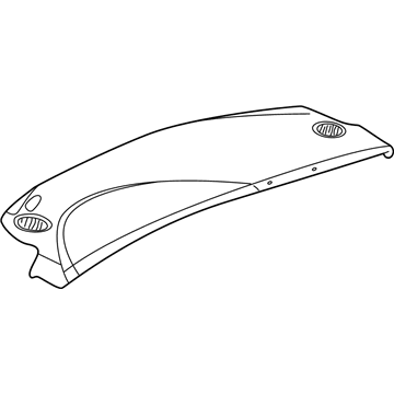 QA05WL8AJ Mopar Instrument Panel Cover Illustration 1 of 1