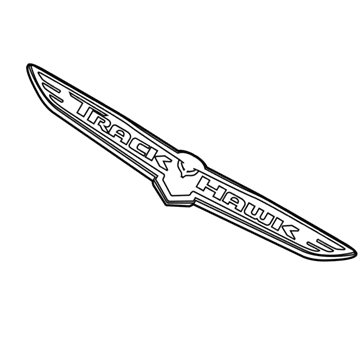 68365253AB Mopar Liftgate Nameplate Illustration 1 of 1